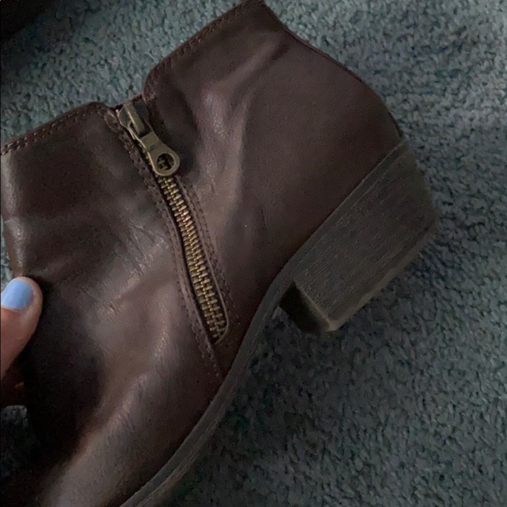 brown booties - Picture 2 of 3